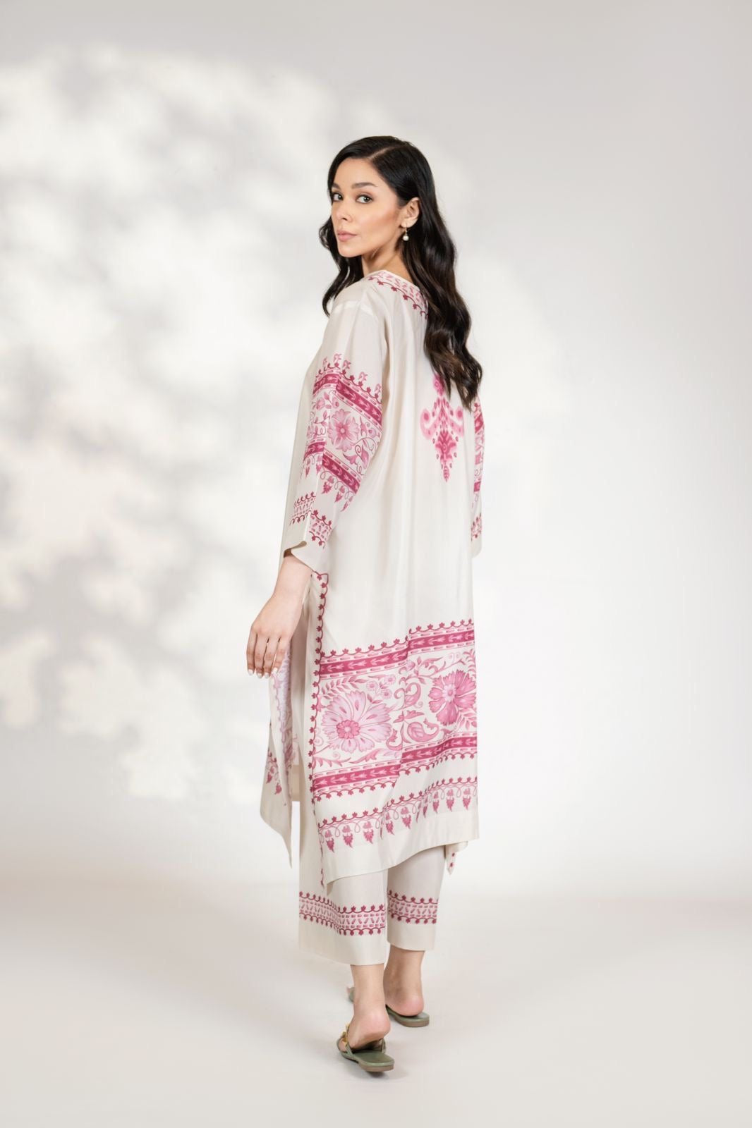 Premium Cotton Satin Blend Tunic Set-1