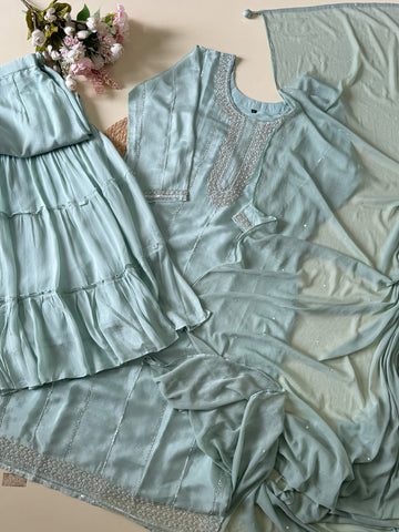 Chinnon handworked suit-with color color options