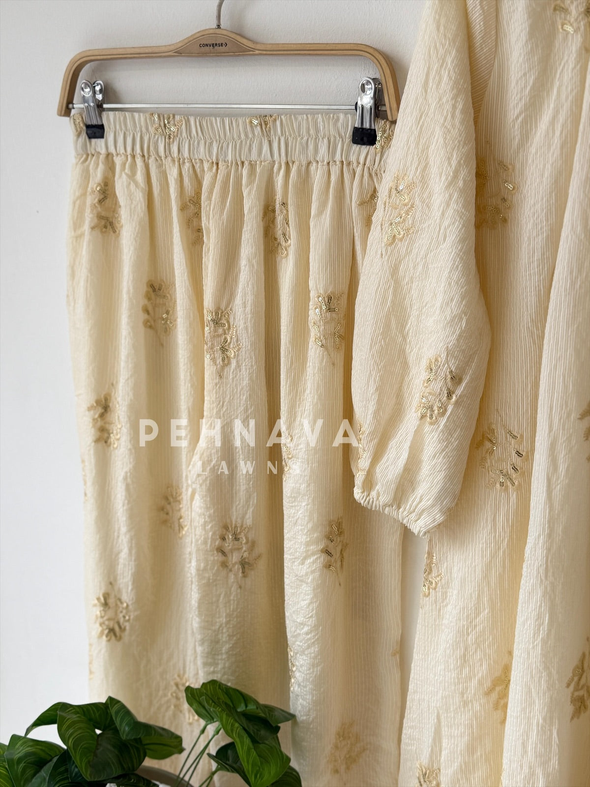 Floral Embroidered Co-ord Set-