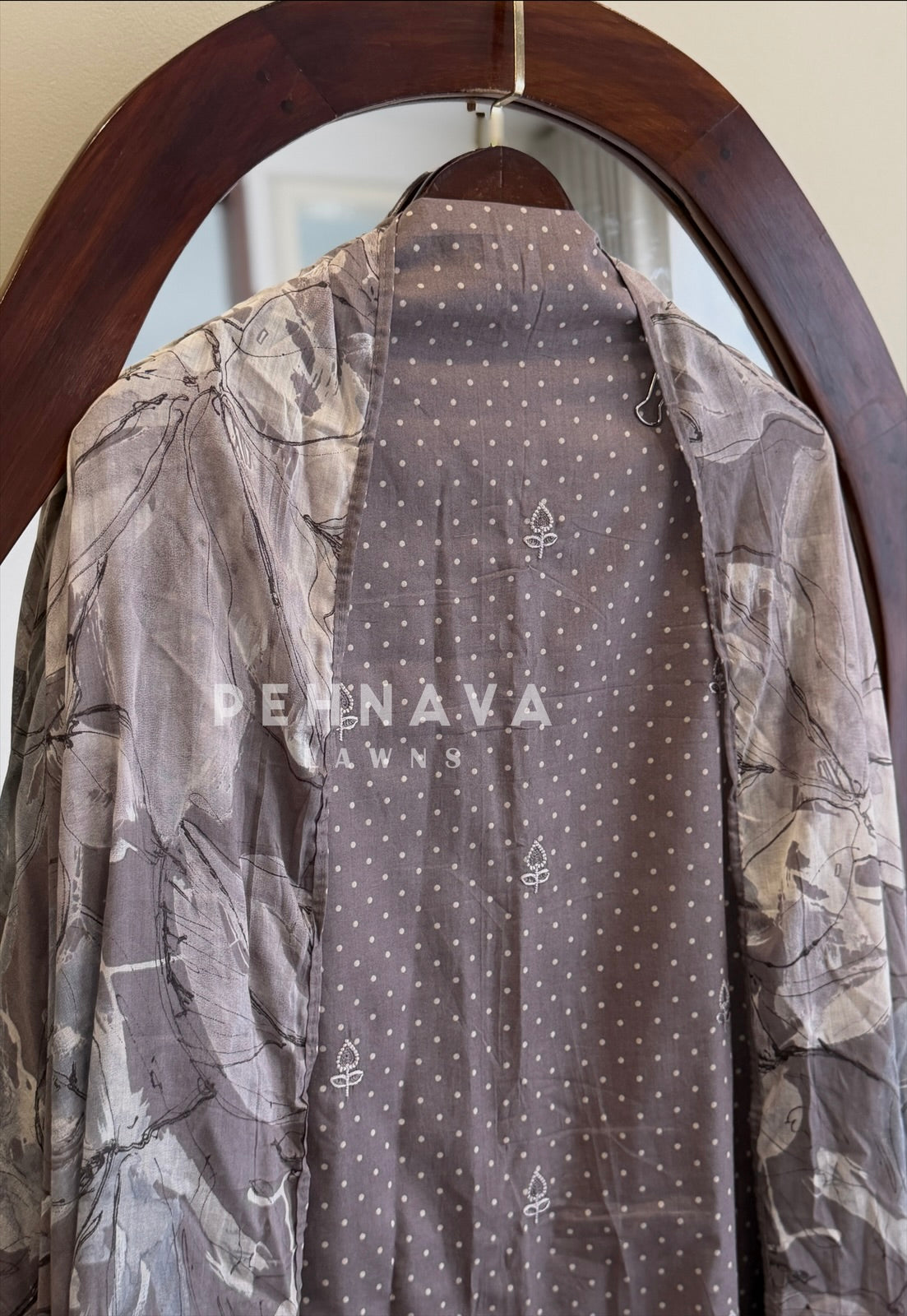 Floral Embroidered Unstitched Suit