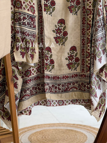 Ajrak Printed Unstitched Suit