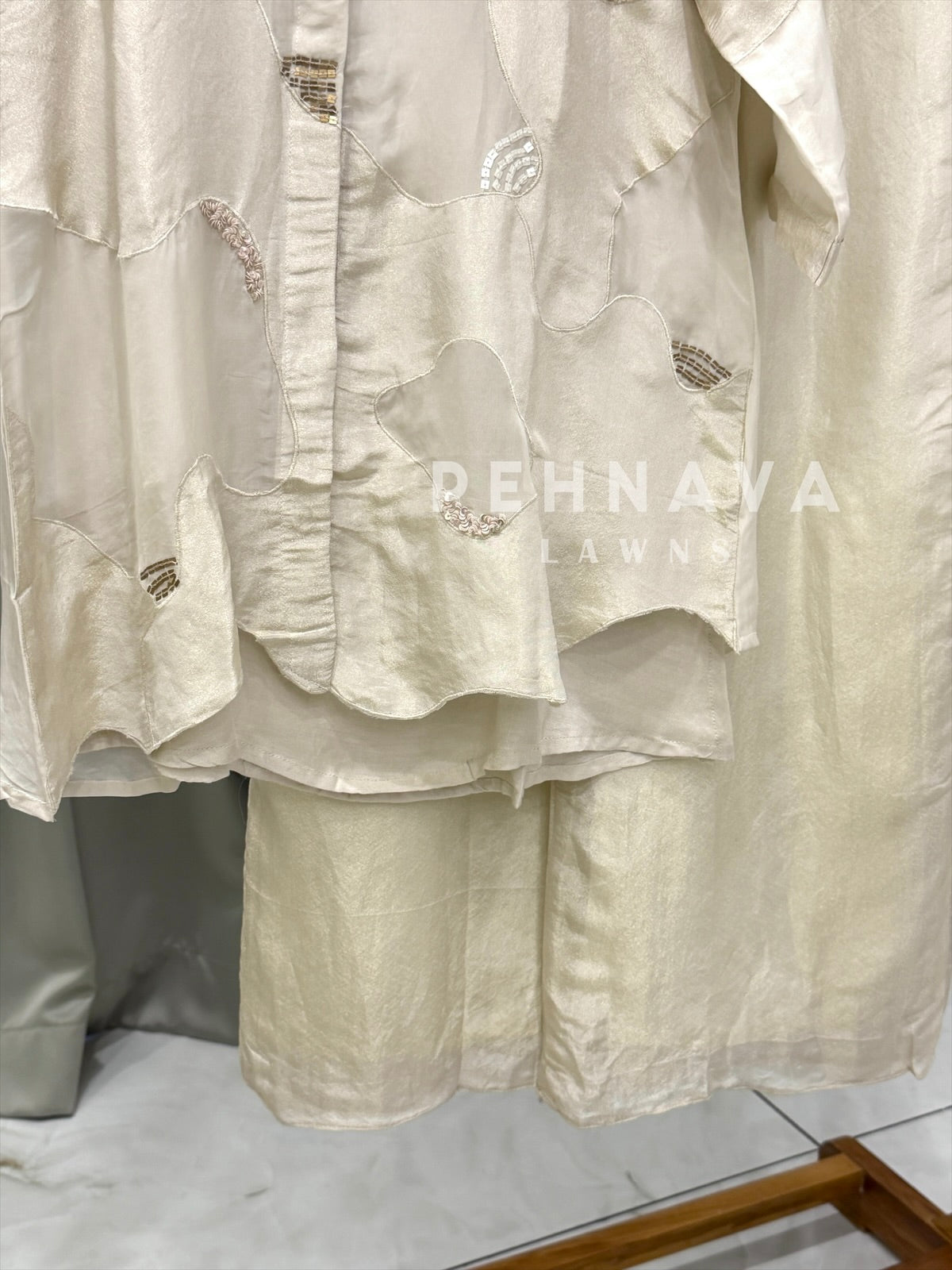Indo-Western Tissue Party wear Suit 1414