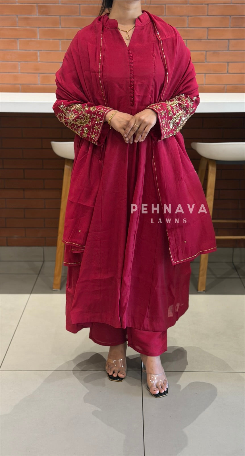 Chanderi Handworked Ensemble-H289