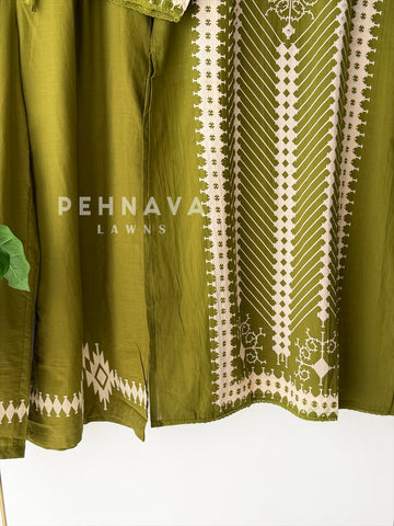 Casual Printed Cotton 3-Piece Suit-SN6101