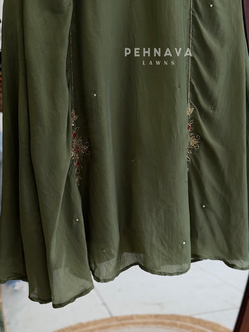 Handworked Panel Suit Set