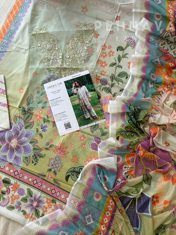 Printed Lawn Collection-MELON MUSE