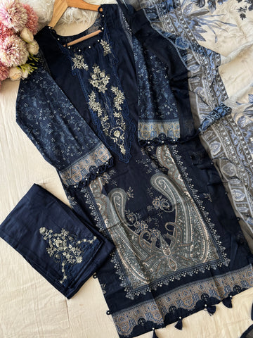 New Ready to wear Pakistani Embroidered Suit - Pehnava Lawns