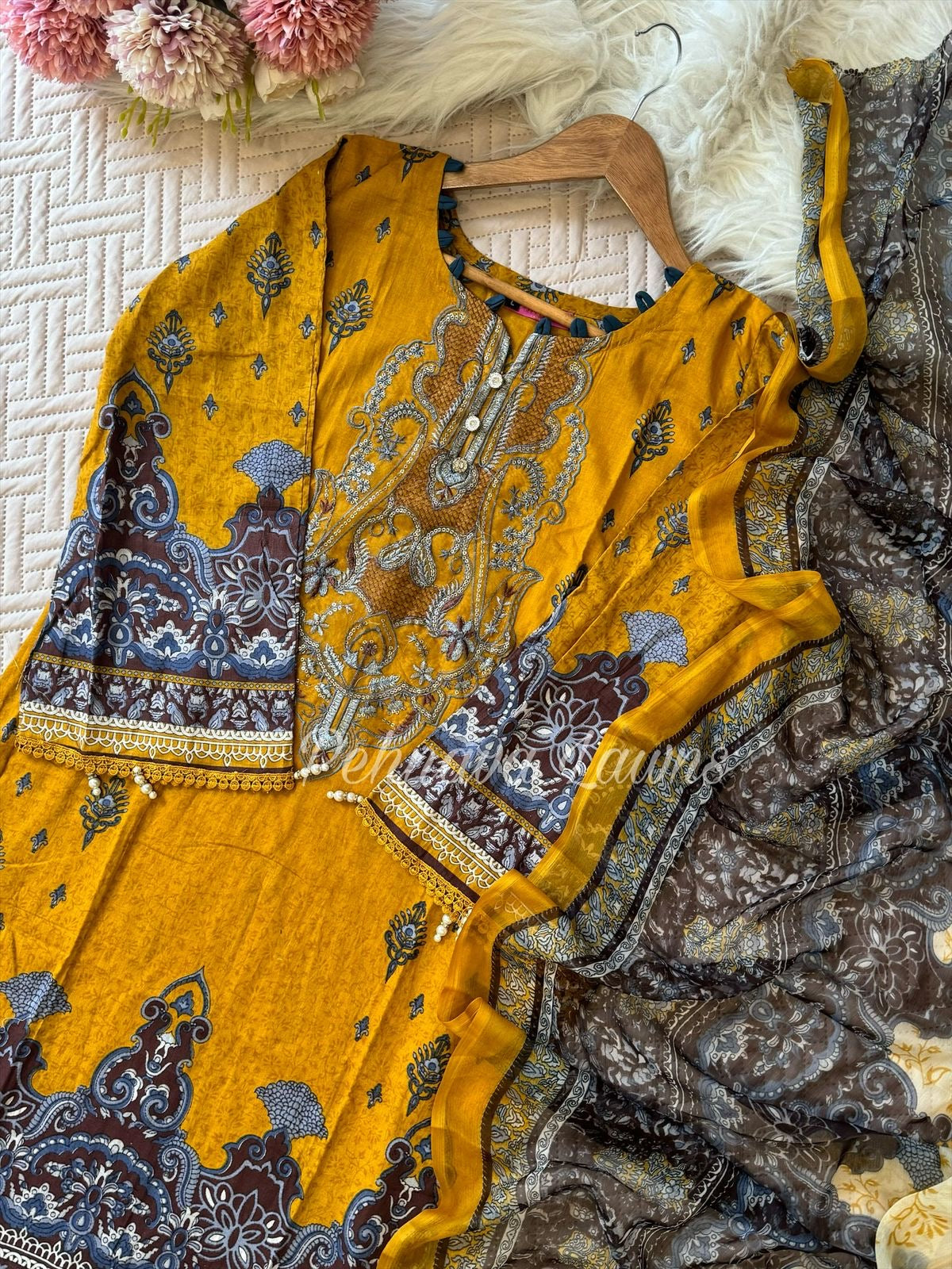 Timeless Yellow Unstitched Suit