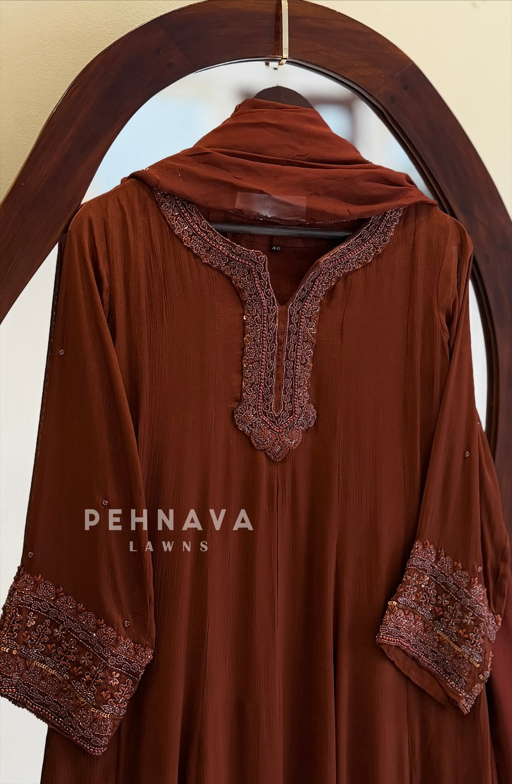 Premium Handworked Anarkali Attire