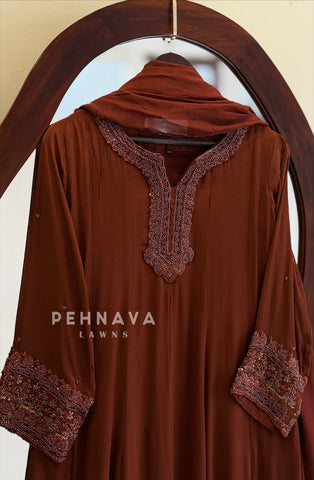 Premium Handworked Anarkali Attire