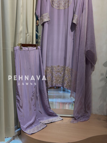 Premium zardosi Handworked Suit-11290