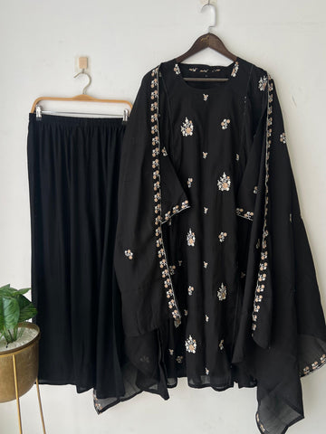 Floral Chanderi Ethnic Suit-3482 - Pehnava Lawns