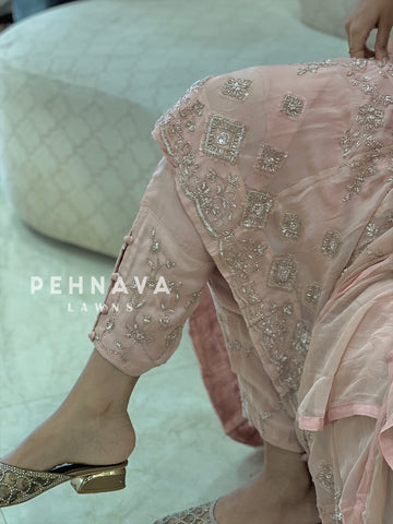 Premium Handworked Anarkali suit