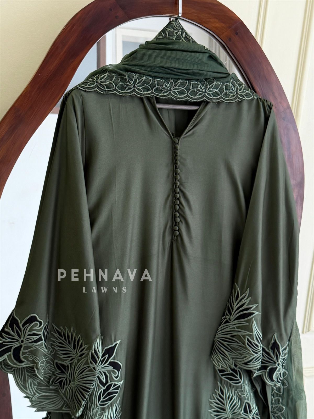 Floral Cutwork Ensemble