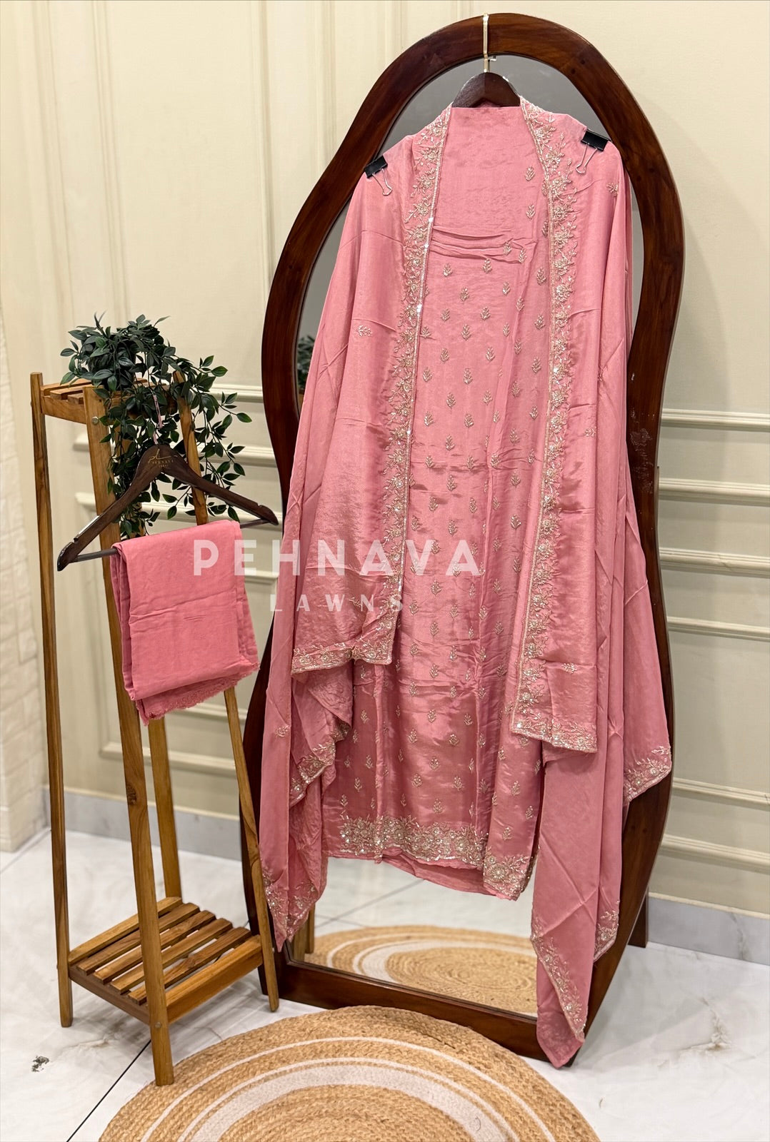 Handworked Unstitched Suit 8005
