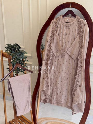 Floral Embroidered Suit Set 5520