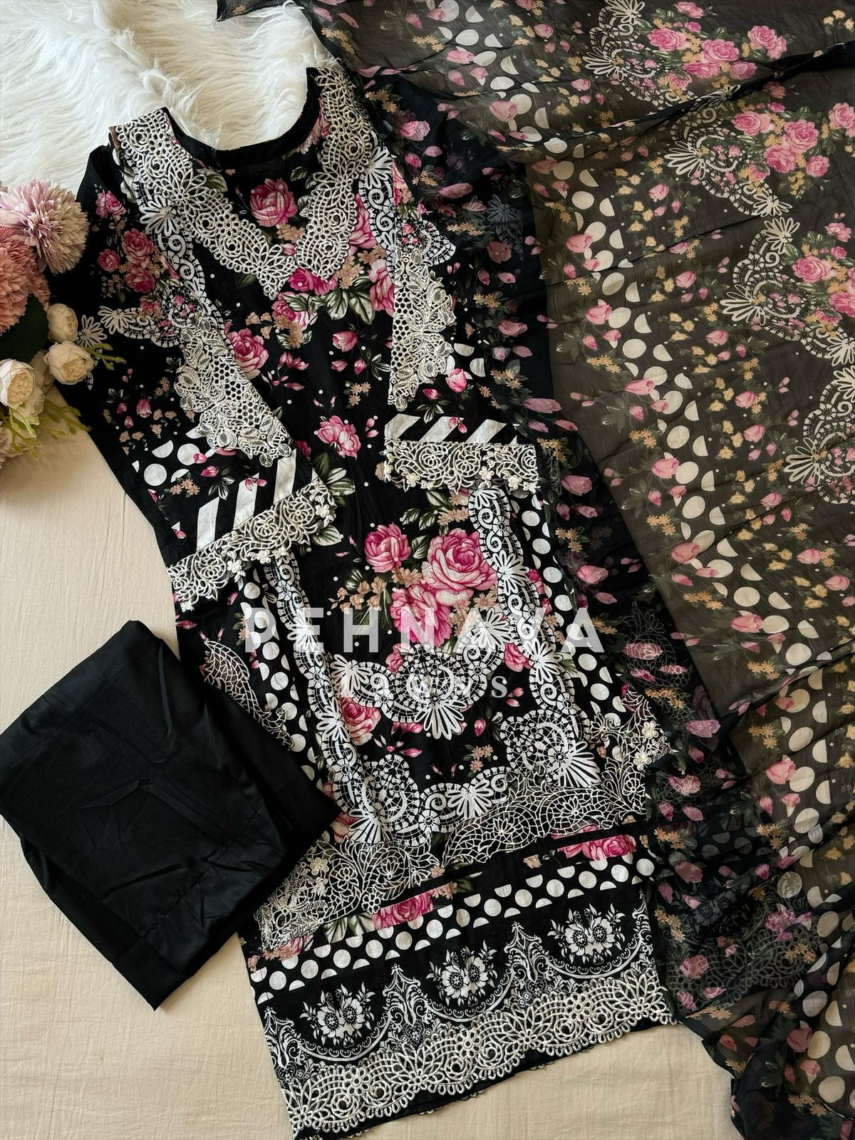 Comfy Cotton Essentials Suit-3888