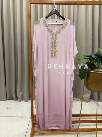 Beaded Yoke Kaftan