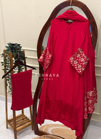 Banarasi Woven Suit Set -RR252