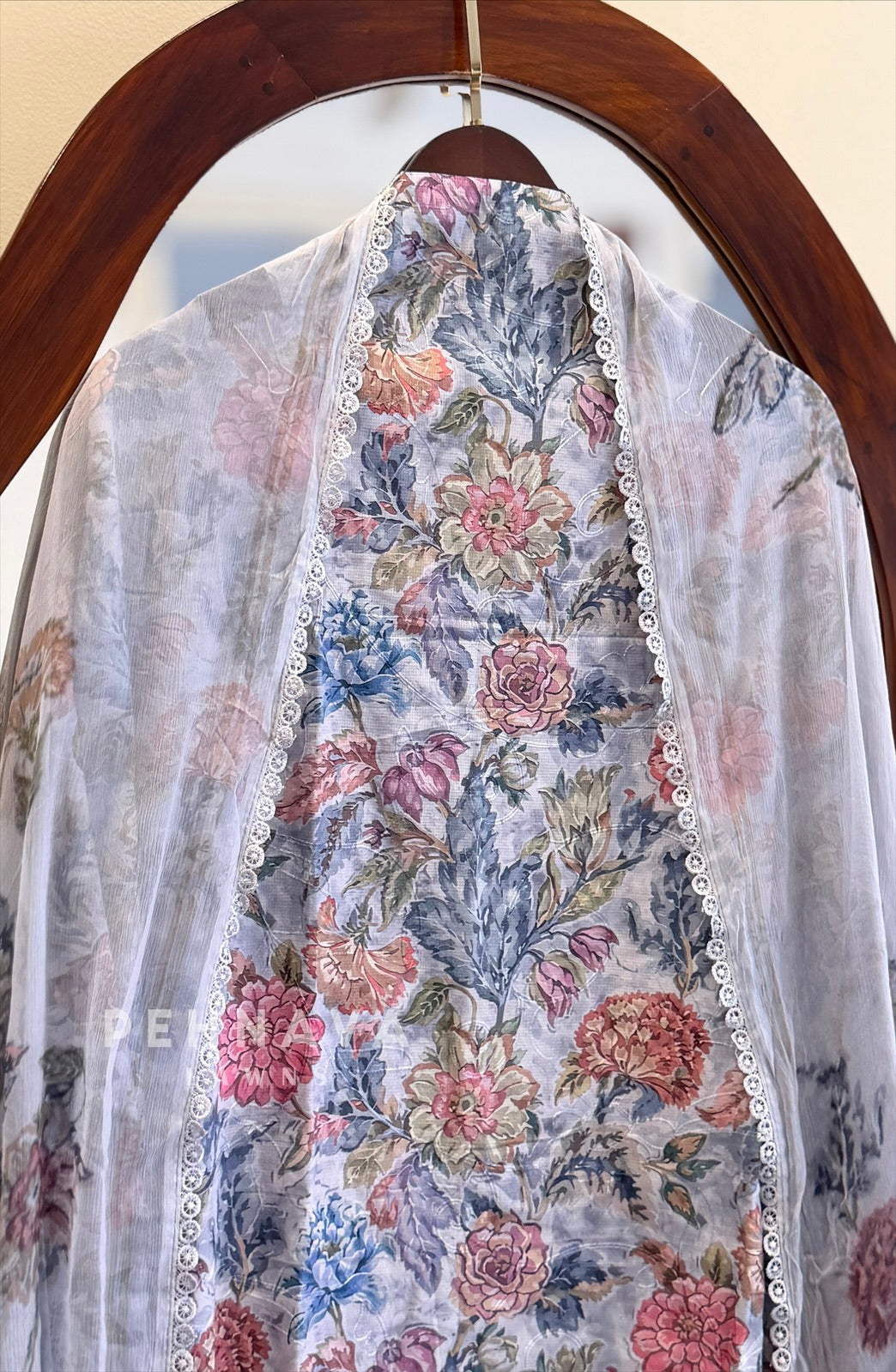 Floral Embroidered Unstitched Suit