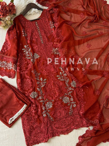Festive Comfort Suit Set_ 5534 - Pehnava Lawns