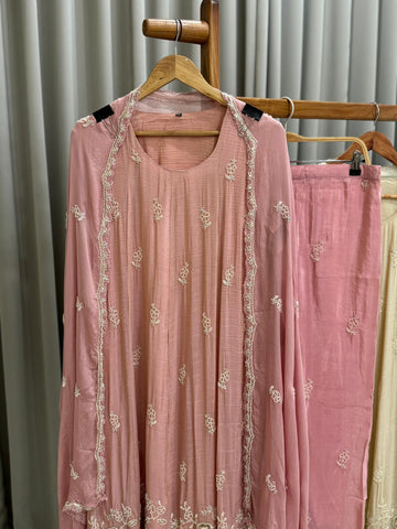 Crinkle Tissue handworked suit-6397