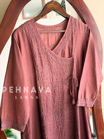 Multi-shade Chikankari Embroidered Ensemble