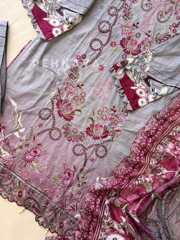 Printed Embroidered Ready to Wear Suit-2106