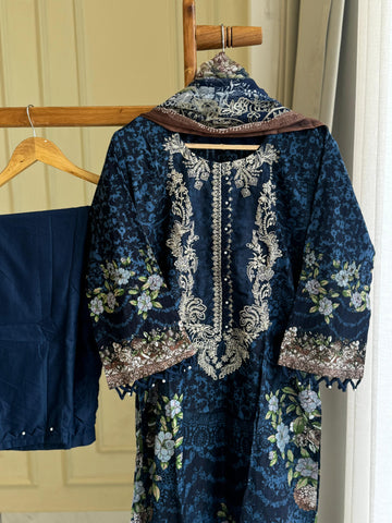 Cotton Casuals with Embroidered Dupatta-002