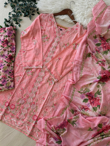 Pink Trendy Farshi Salwar