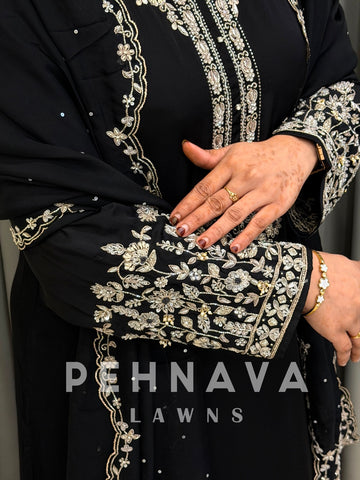 Premium Crepe Handworked Suit