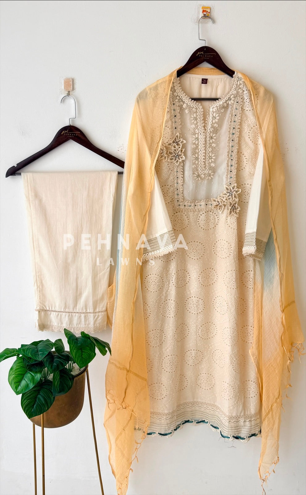 Hakoba Cotton Suit Set
