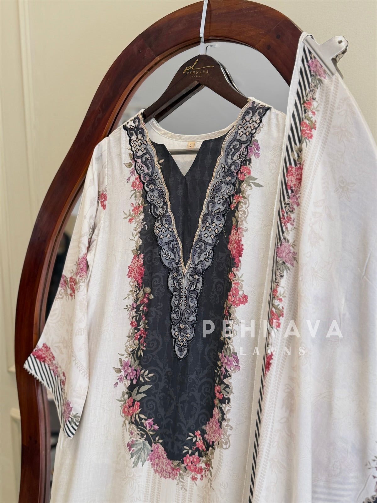 Muslin Unstitched Suit-357