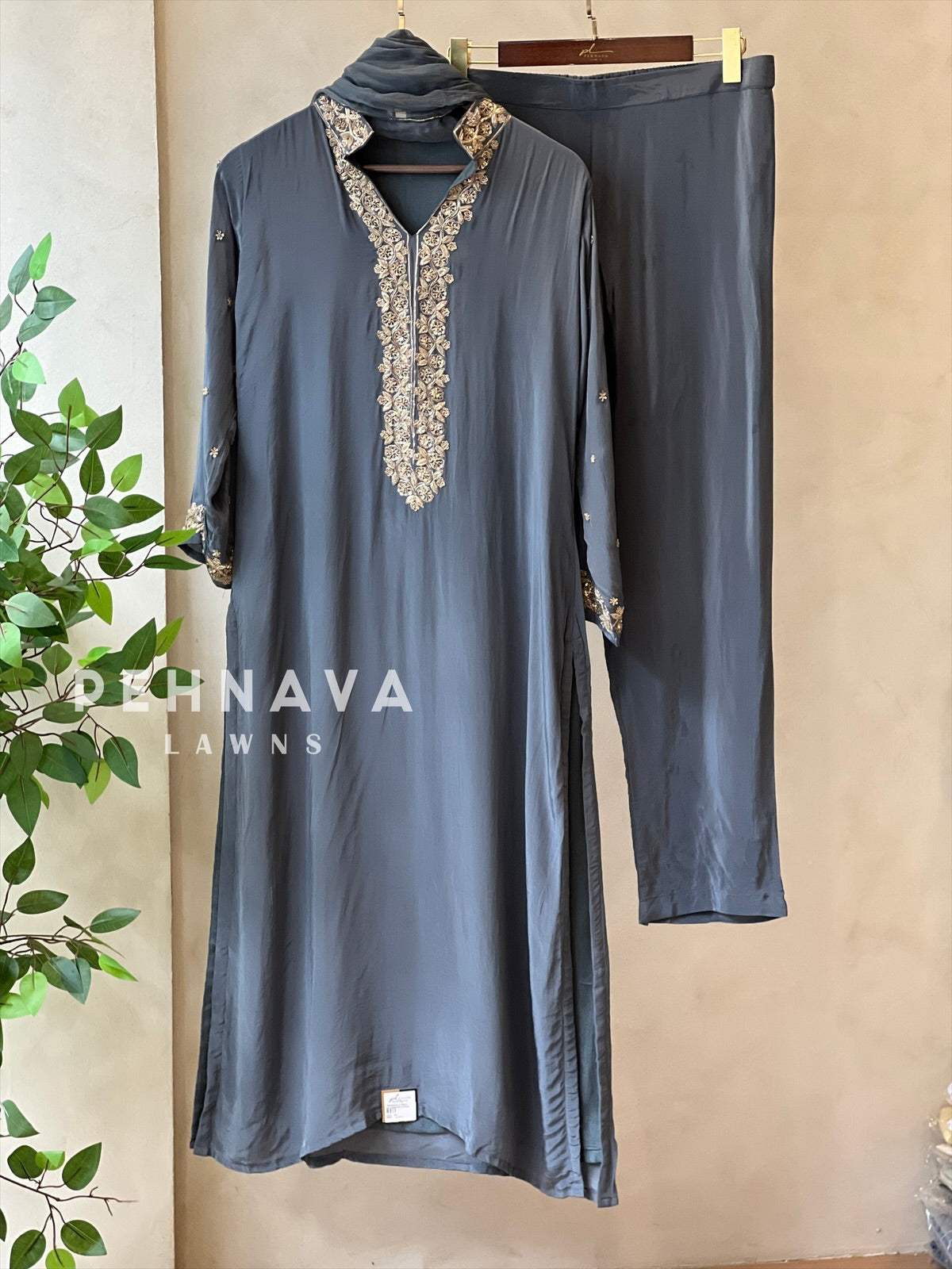 Premium hand worked sharara suit
