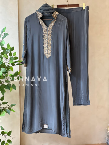 Premium hand worked sharara suit