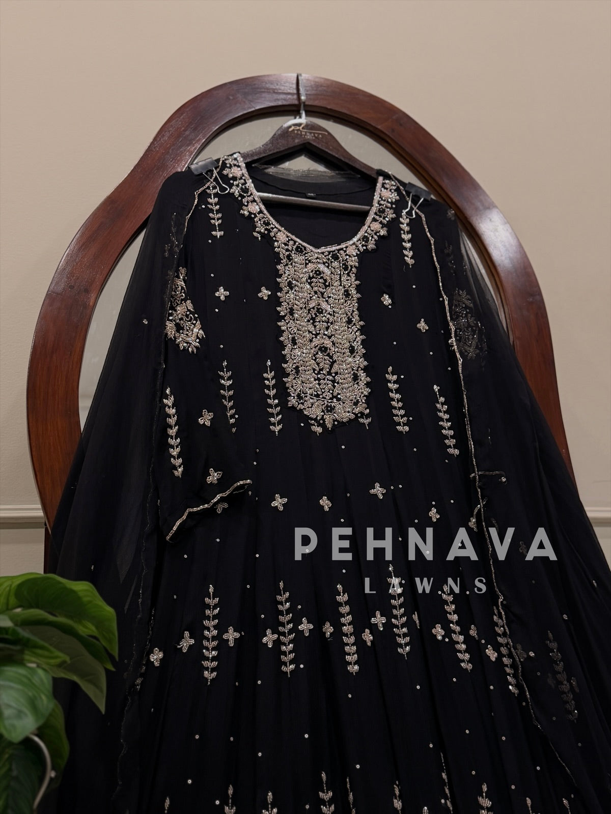 Heavy Handworked Anarkali Attire