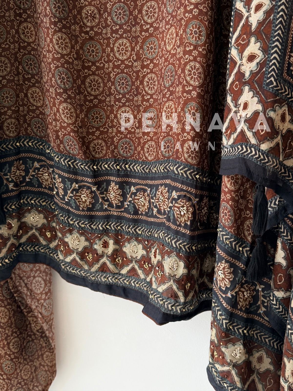 Ajrak Printed Unstitched Suit