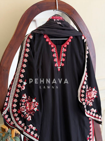 Floral Embroidered Farshi Salwar 1067