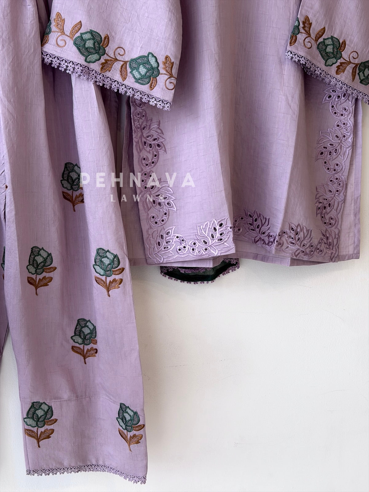 Floral Embroidered Farshi Salwar-LRC311