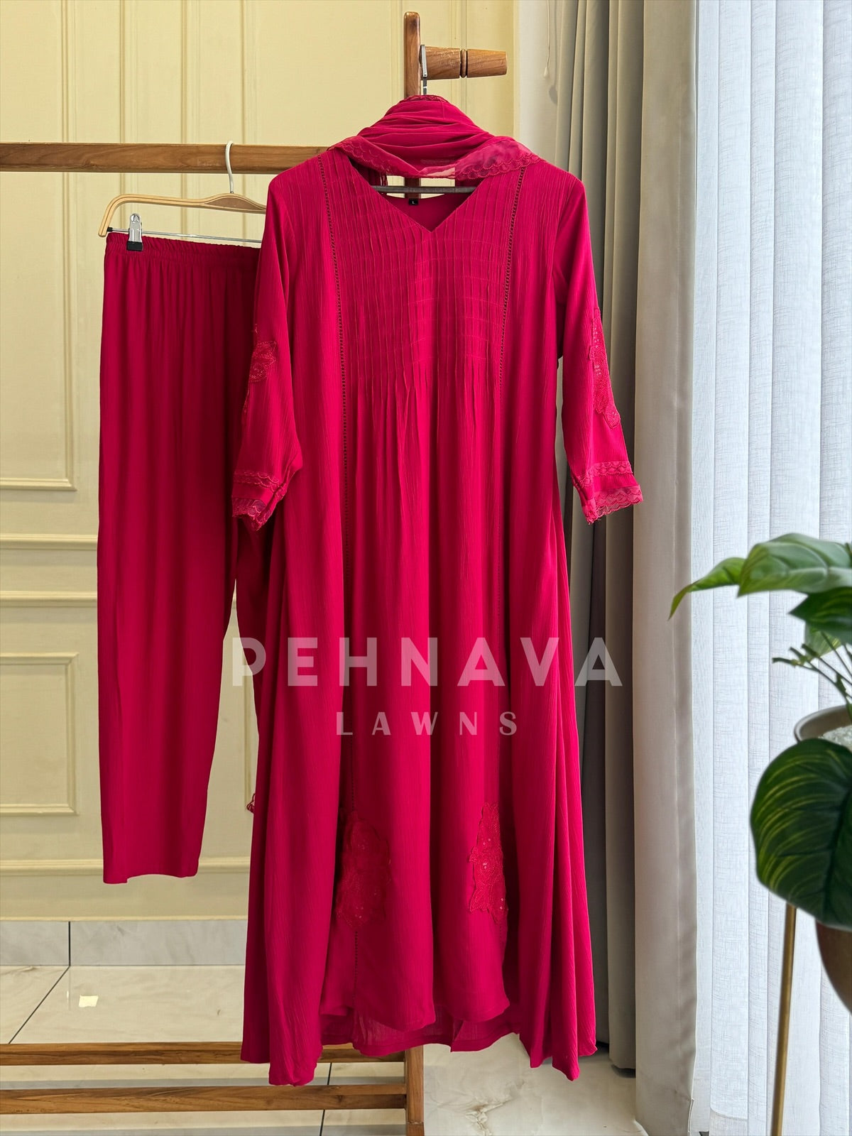 Rayon Ensemble Suit Set