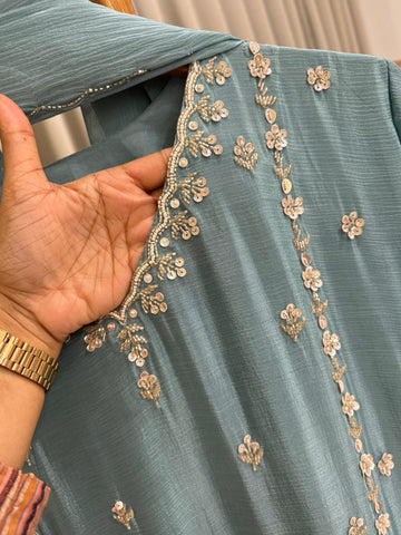 Handworked Premium Ready to wear suit-7690