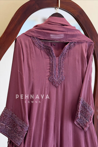 Premium Handworked Anarkali Attire
