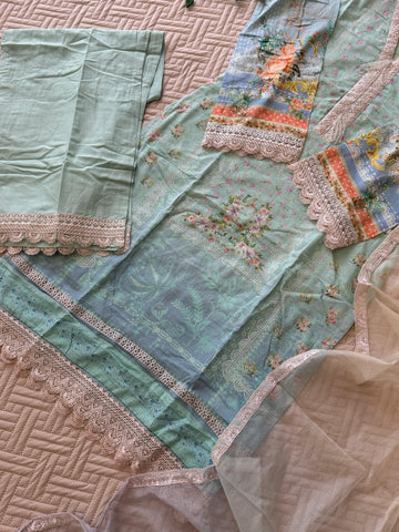 Cotton Printed Casual Suit-1