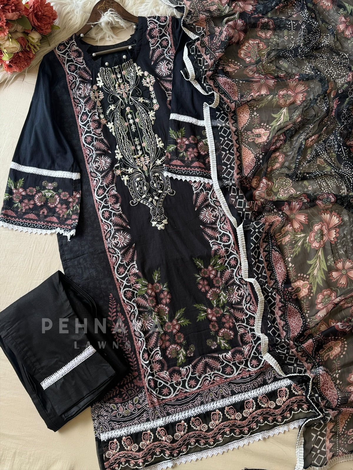 Signature Embroidered Lawn Suit-1461