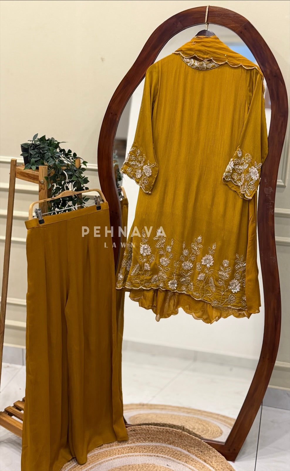 Premium Handworked Chinnon Suit-18355