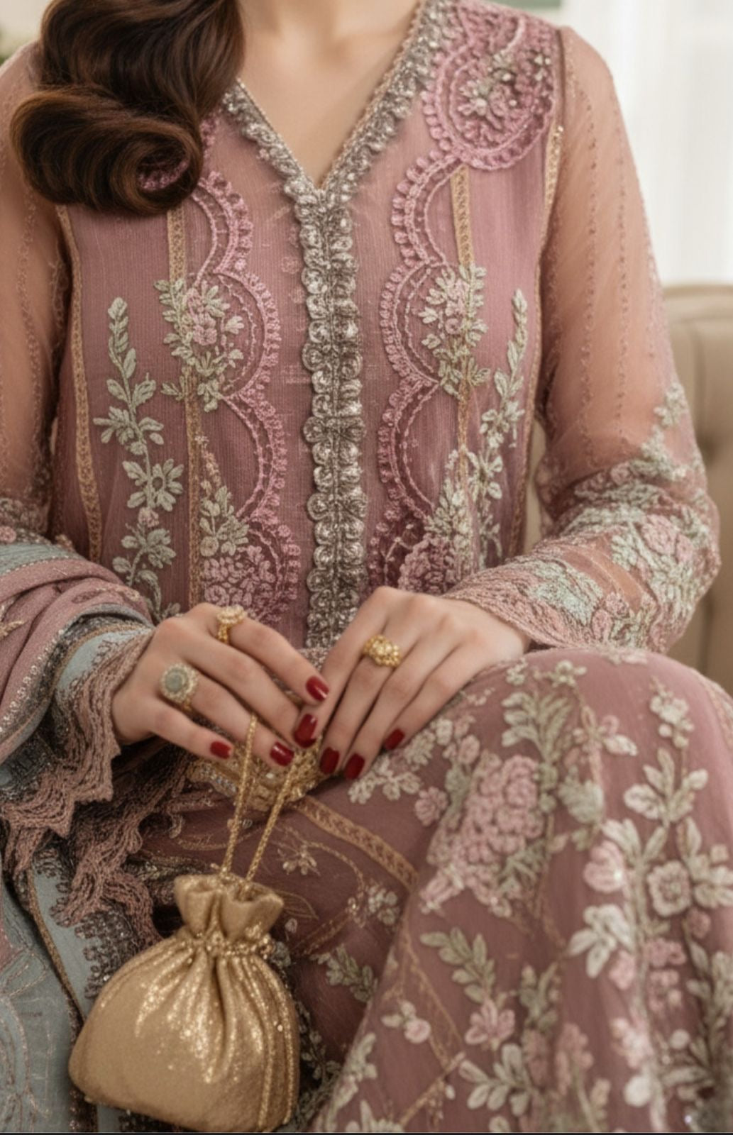 Ronak-e-Mehal Premium Semi stitched Suit-6