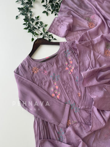 Floral Chanderi Ethnic suit 3187 JS16