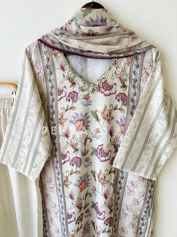 Print-Linen Elegance Suit-13442 - Pehnava Lawns