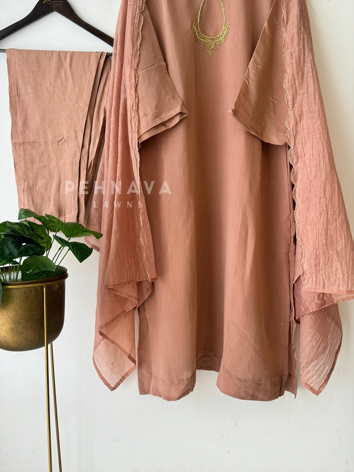 Handworked pastels Suit-3190 - Pehnava Lawns