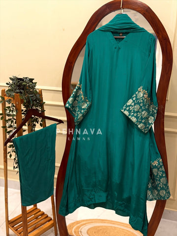 Banarasi Woven Suit Set -RR252